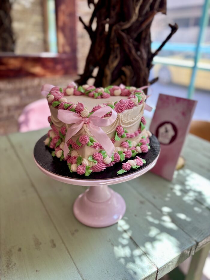 Pink , bows and floral mood